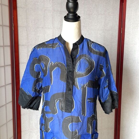 Proenza Schouler Vintage Semi-Sheer Cotton/Silk Blend Tunic (XS/Small) - Picture 3 of 14